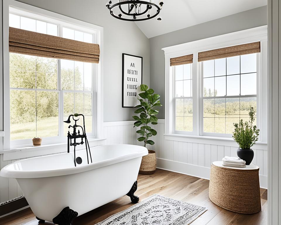 bathroom decor modern farmhouse