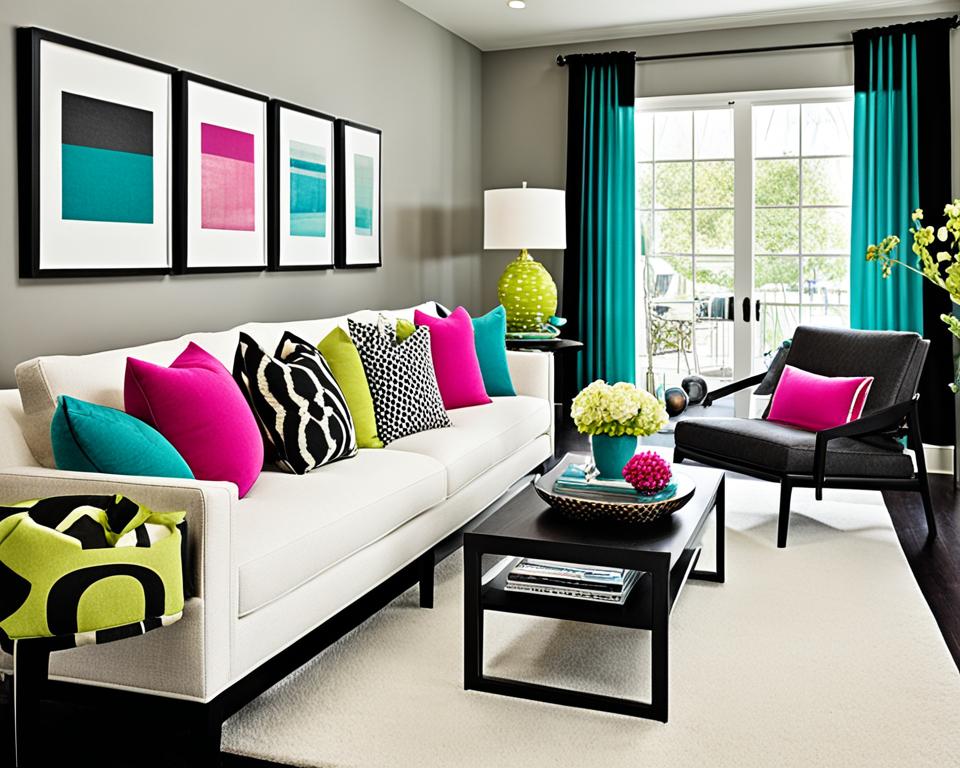 colorful living room design