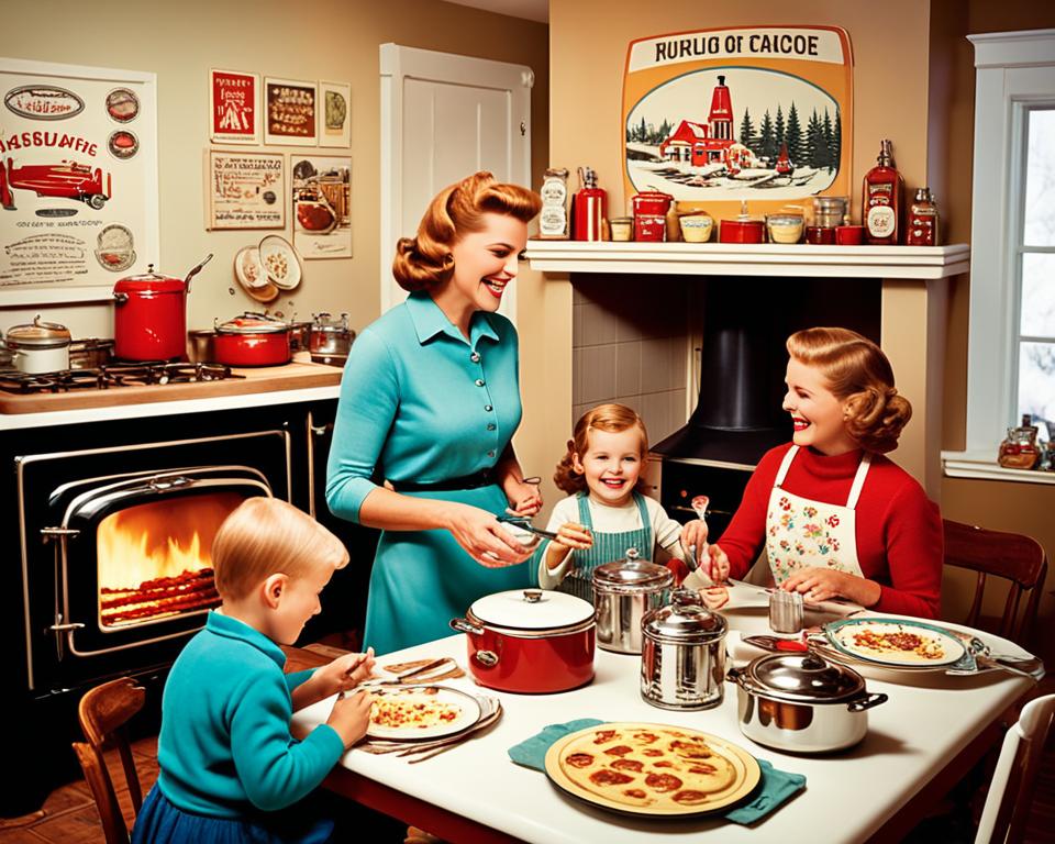 family traditions retro kitchen