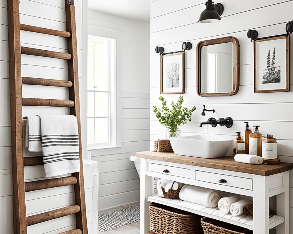 farmhouse bathroom decor