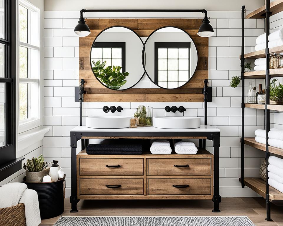 farmhouse bathroom vanity