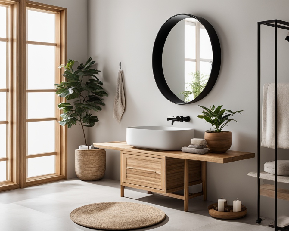 japandi bathroom design