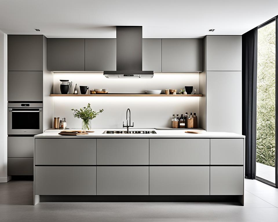 minimalist kitchen cabinets