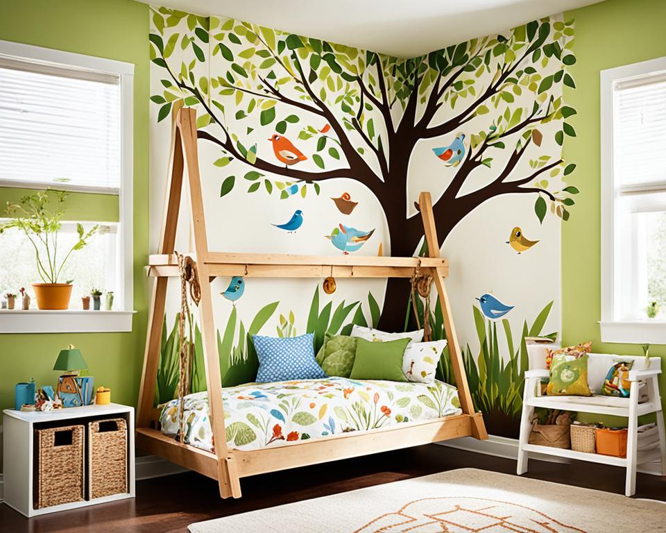 nature-inspired kids room