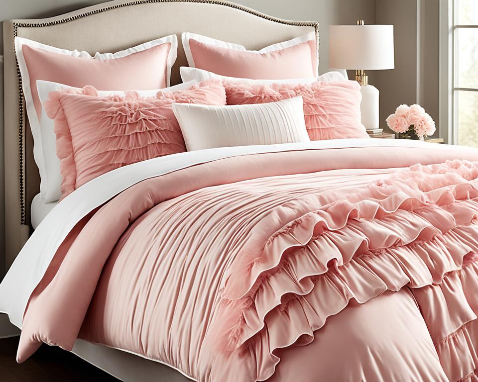 pink bedding set