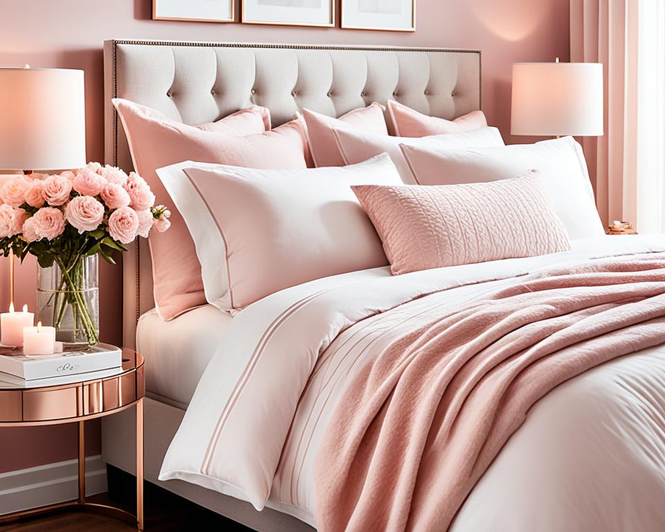 pink bedroom decor