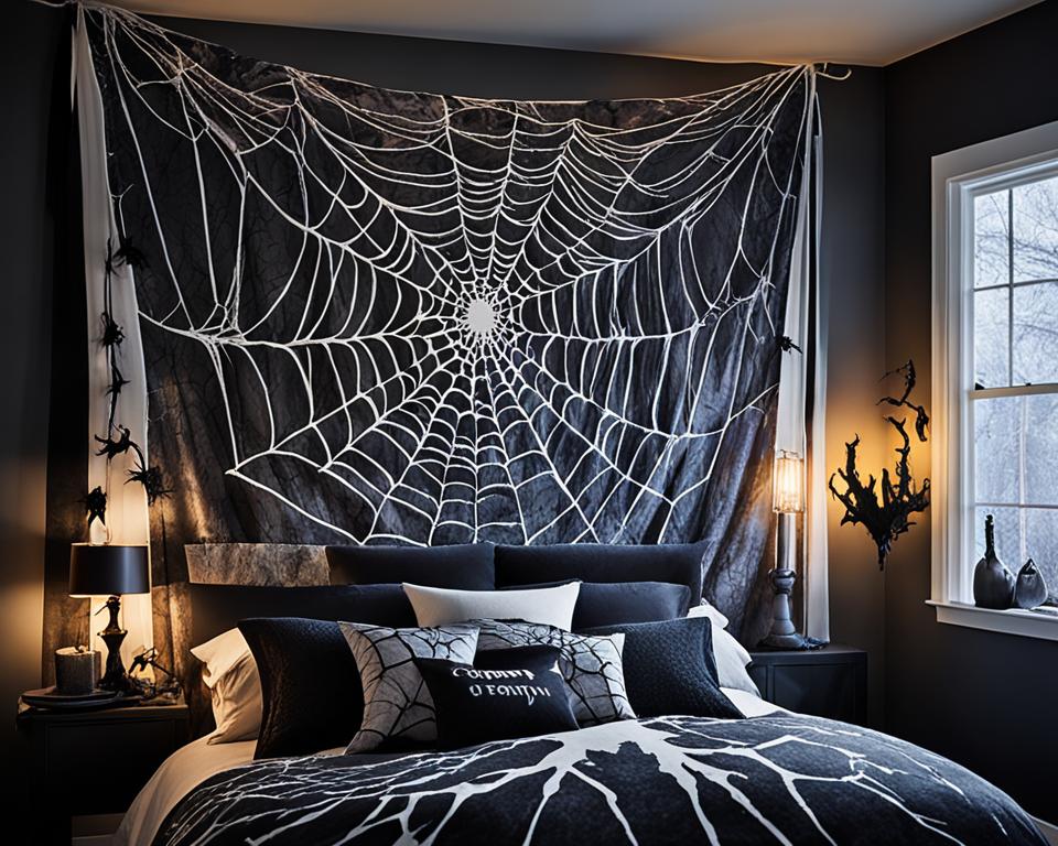 simple halloween bedroom decor