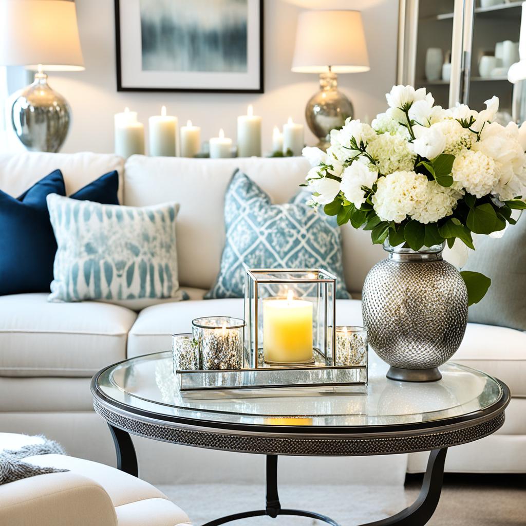 sofa table decorating